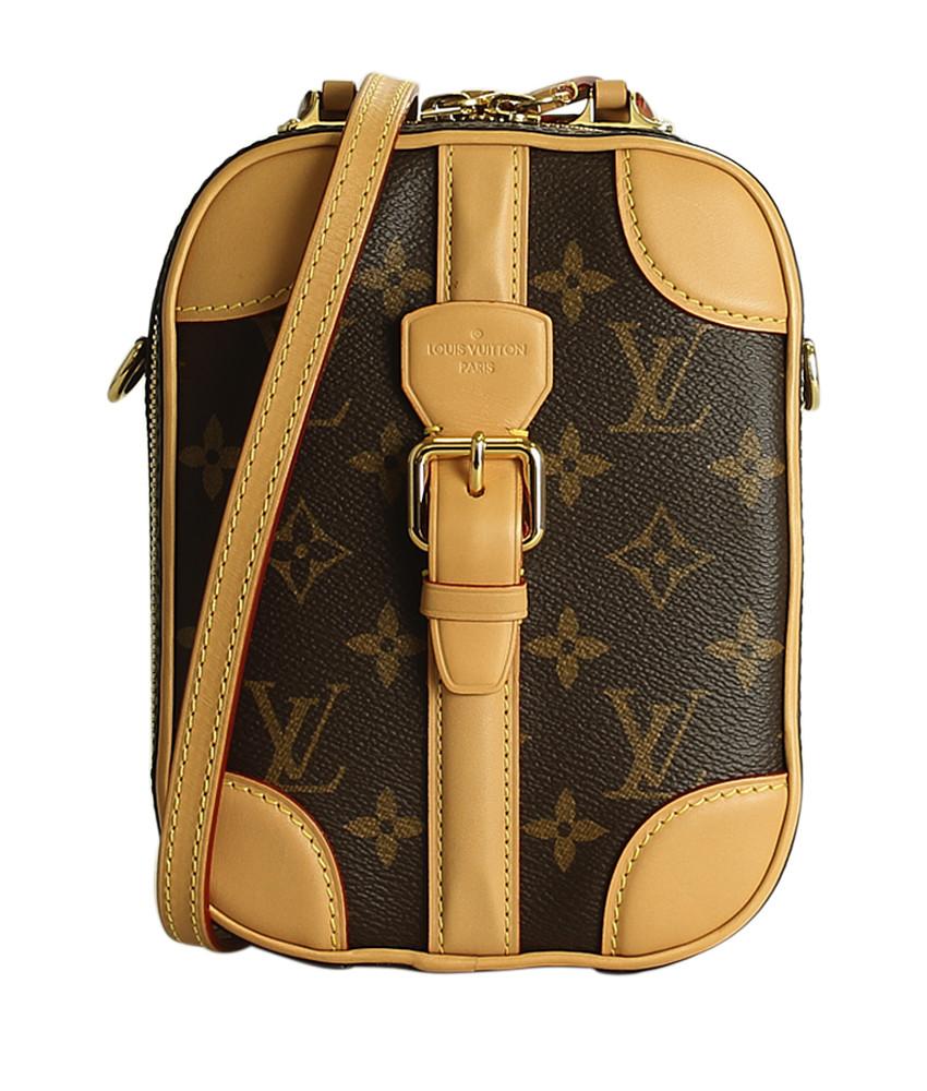 L*V Mini Luggage Monogram Crossbody Bag