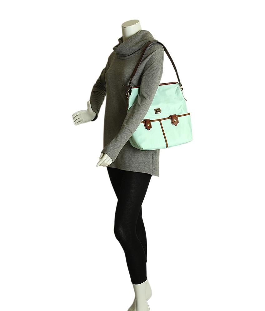 Dooney & Bourke Green Nylon Shoulder Bag