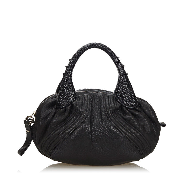 Pre-Loved Fendi Black Others Leather Mini Spy Handbag Italy