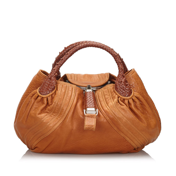 Pre-Loved Fendi Brown Others Leather Spy Italy