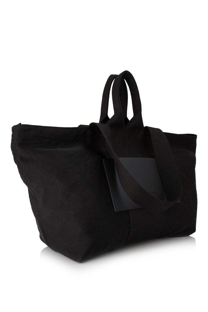 Pre-Loved Alexander Wang Black Large Nylon Logo Tote United States of America