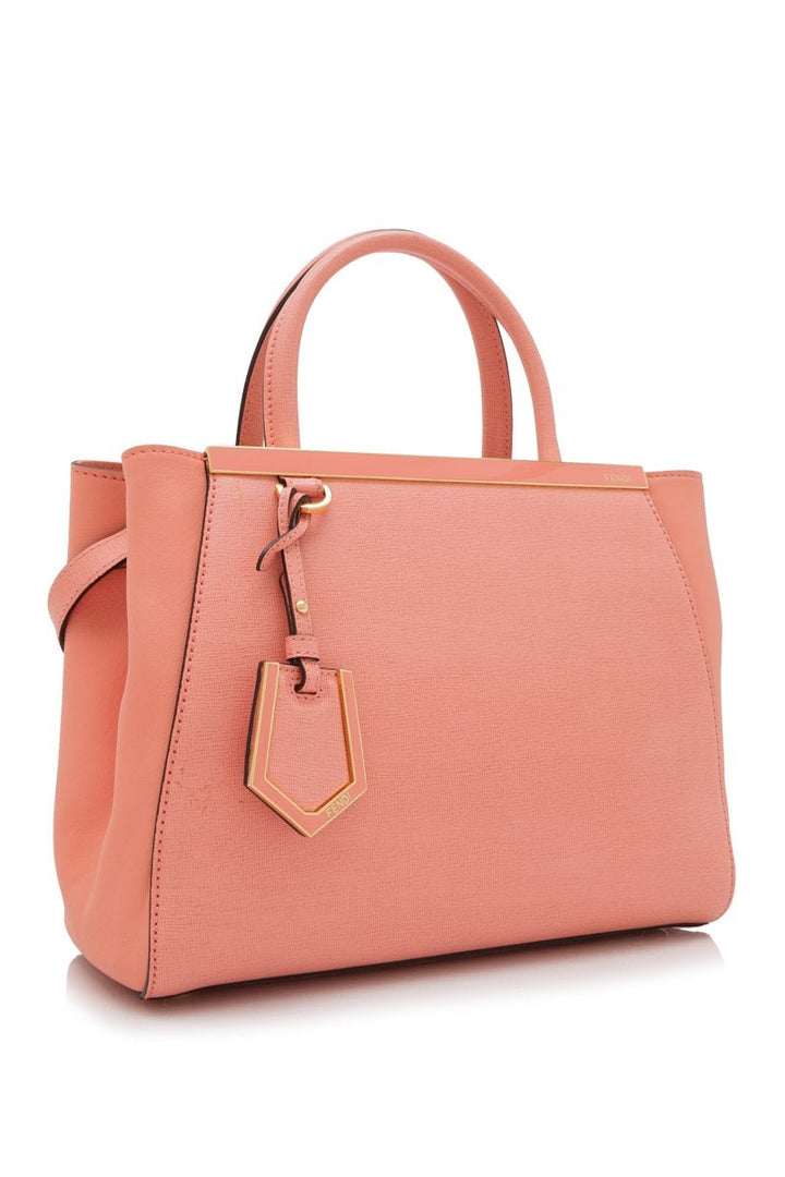 Pre-Loved Fendi Pink Calf Leather 2Jours Satchel Italy