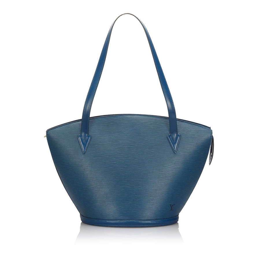 Pre-Loved Louis Vuitton Blue Epi Saint Jacques GM Long Strap France