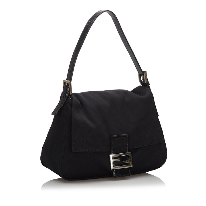 Pre-Loved Fendi Black Cotton Fabric Mamma Forever Italy