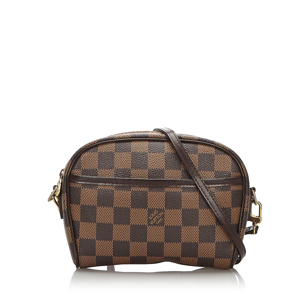 Pre-Loved Louis Vuitton Brown Damier Ebene Ipanema Pochette France