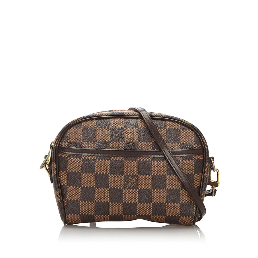 Pre-Loved Louis Vuitton Brown Damier Ebene Ipanema Pochette France
