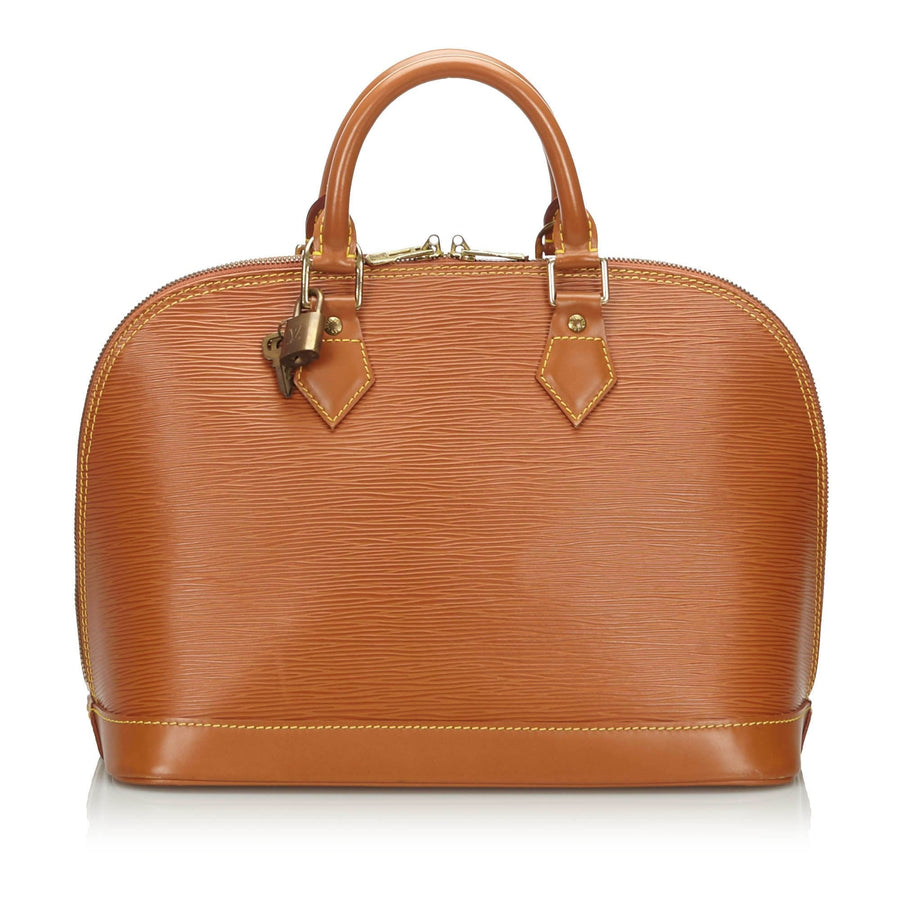 Pre-Loved Louis Vuitton Brown Epi Leather Alma PM France