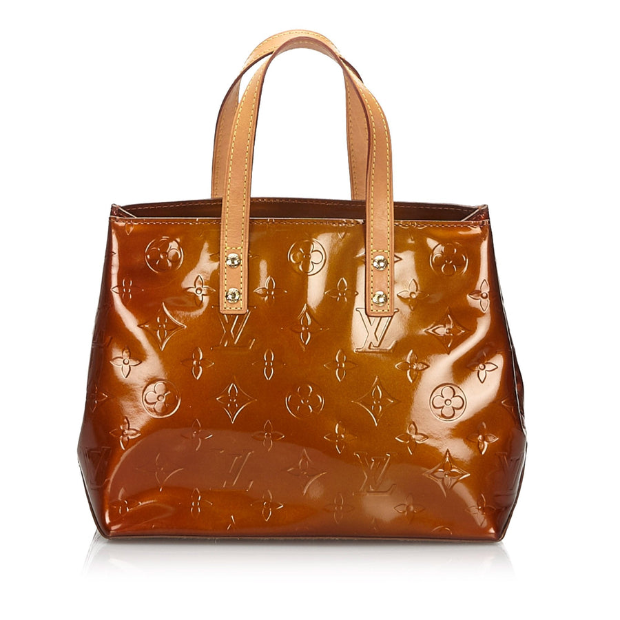 Pre-Loved Louis Vuitton Brown Vernis Leather Reade PM France