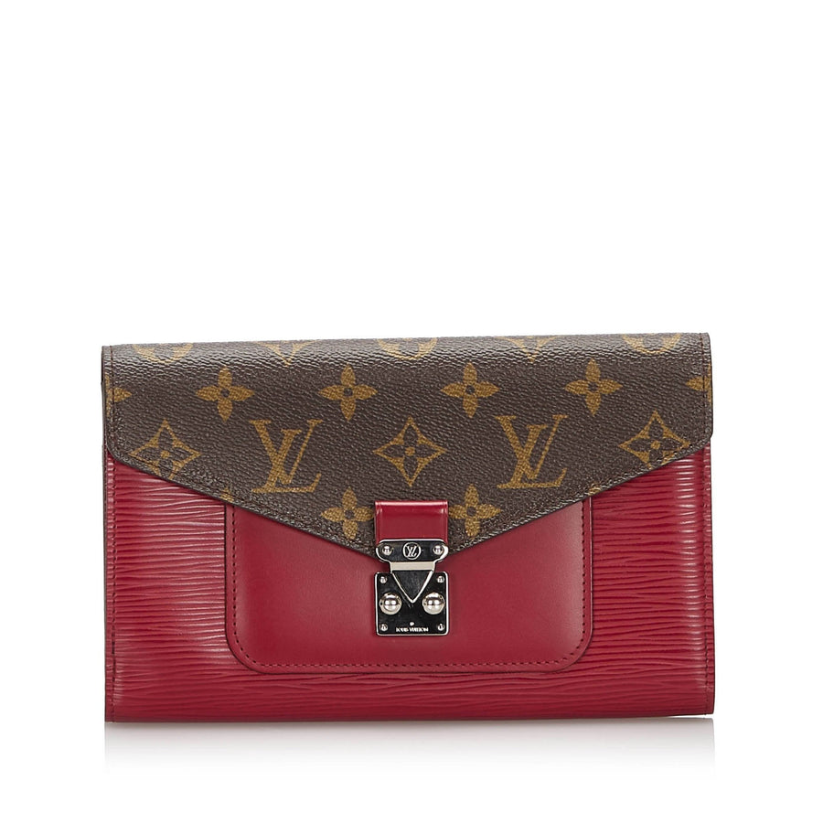 Pre-Loved Louis Vuitton Red Epi Monogram Marie Rose Wallet France