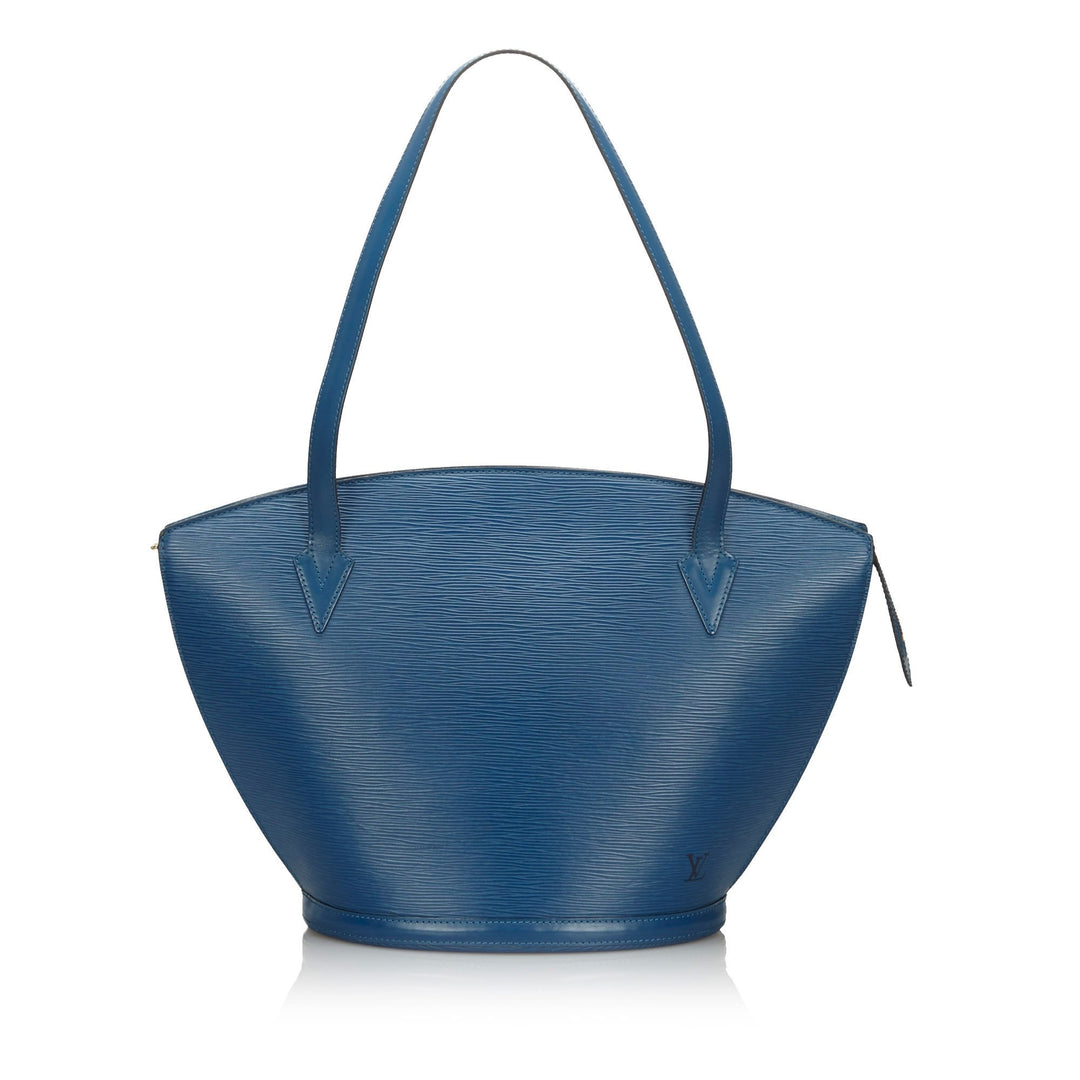 Pre-Loved Louis Vuitton Blue Epi Saint Jacques GM Long Strap France