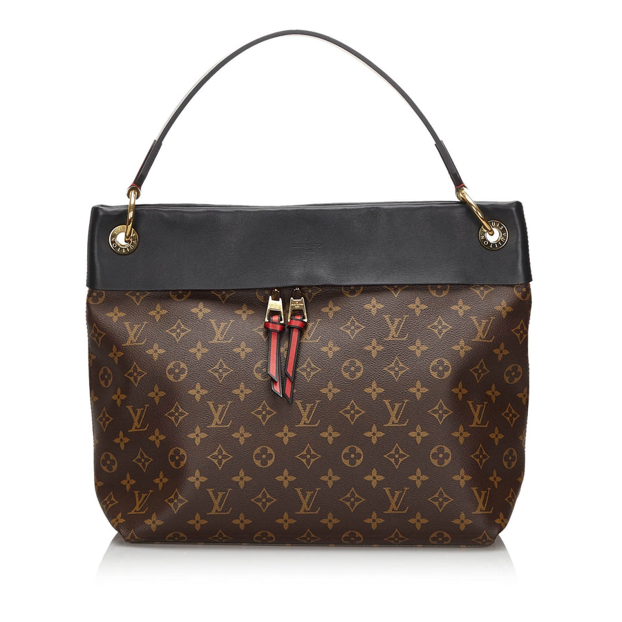 Pre-Loved Louis Vuitton Brown Monogram Tuileries Hobo FRANCE