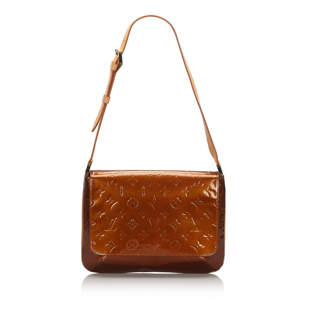 Pre-Loved Louis Vuitton Brown Vernis Thompson Street Spain