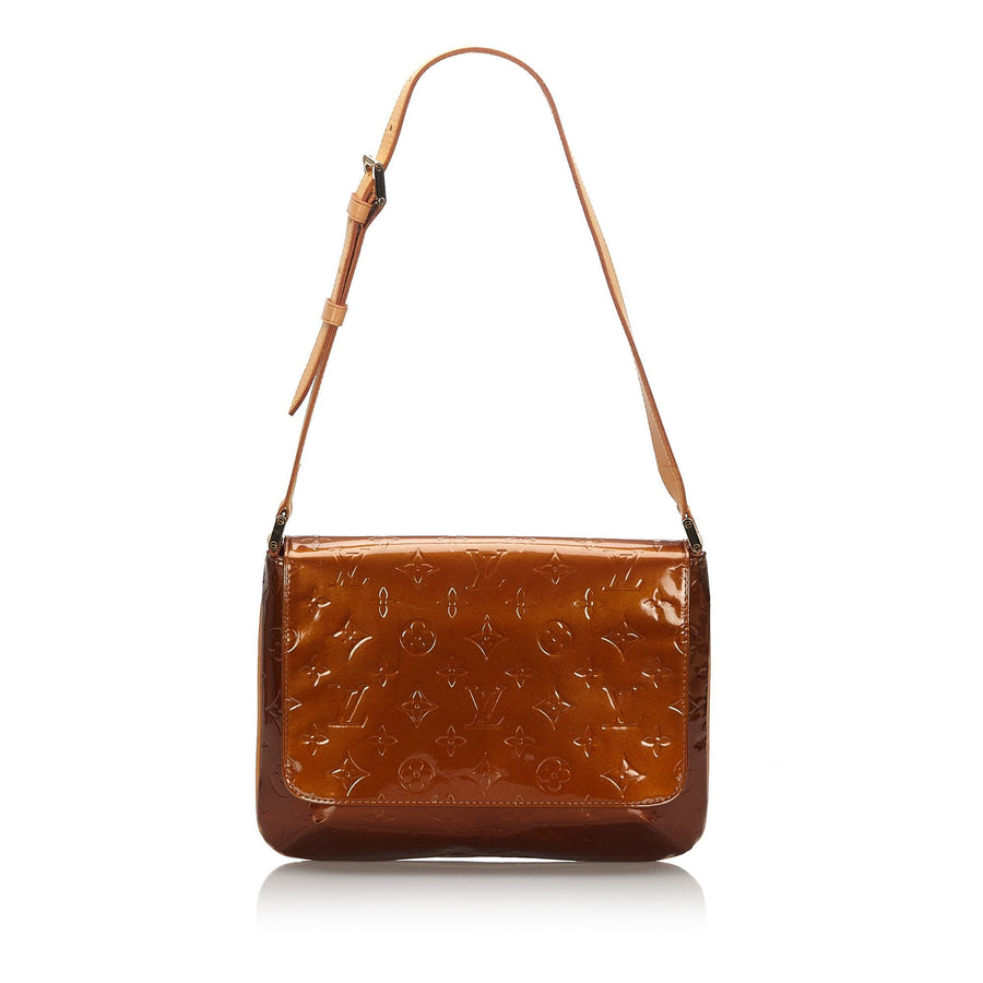 Pre-Loved Louis Vuitton Brown Vernis Thompson Street Spain