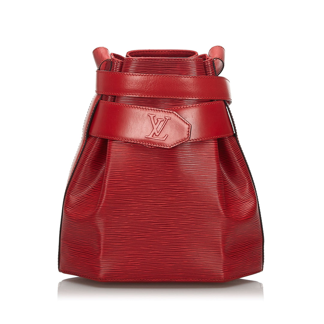 Pre-Loved Louis Vuitton Red Epi Leather Sac dEpaule France