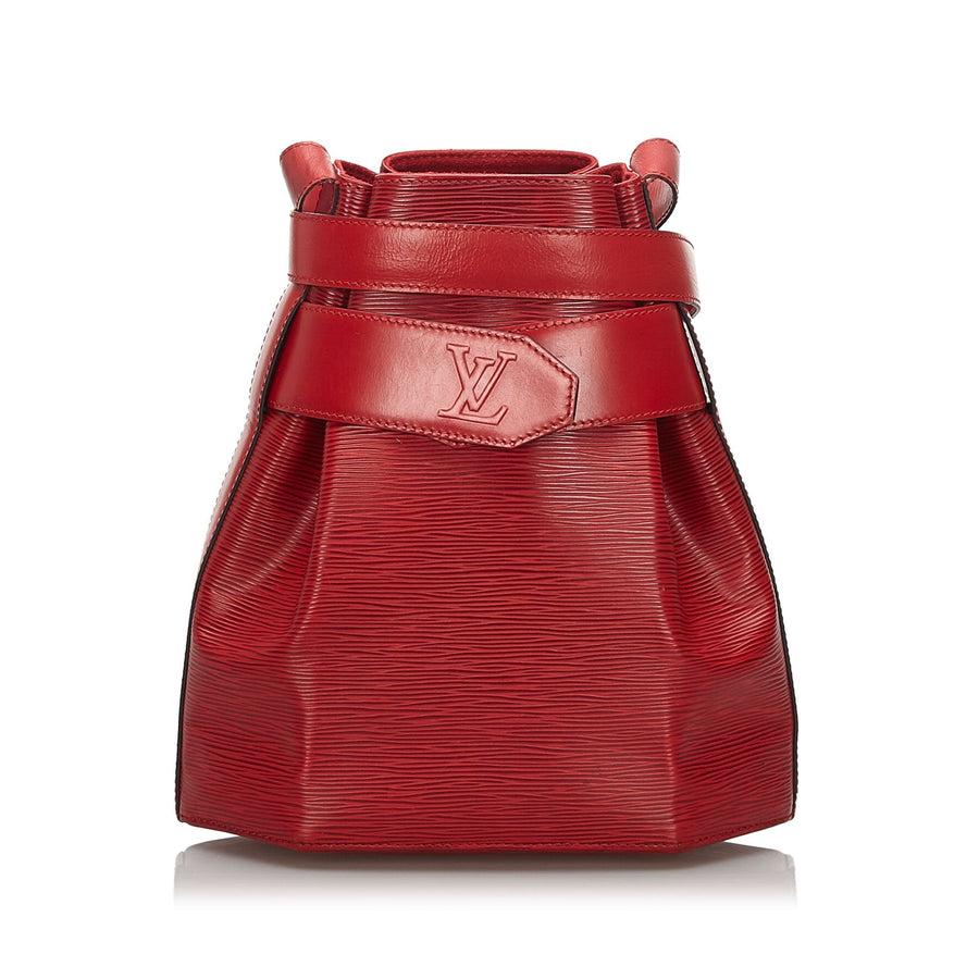 Pre-Loved Louis Vuitton Red Epi Leather Sac dEpaule France