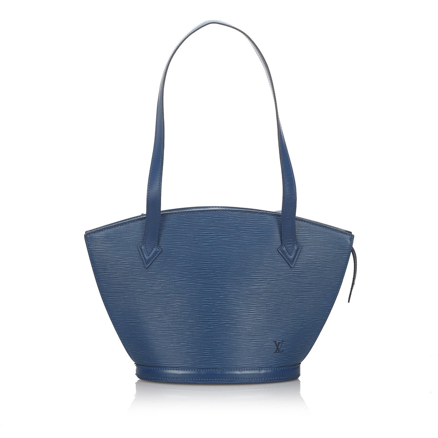 Pre-Loved Louis Vuitton Blue Epi Saint Jacques PM Long Strap France