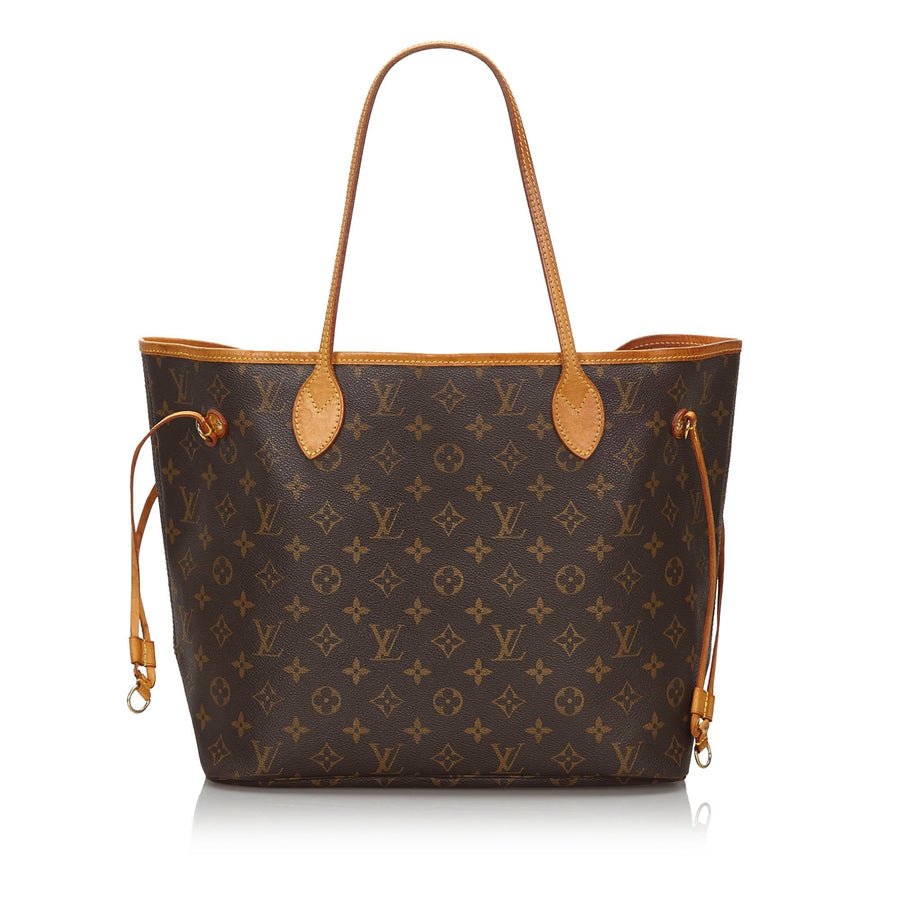 Pre-Loved Louis Vuitton Brown Monogram Canvas Neverfull MM FRANCE
