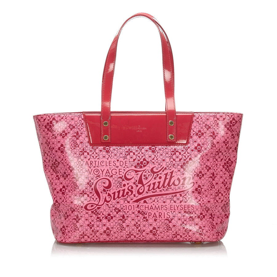 Pre-Loved Louis Vuitton Pink PVC Plastic Cosmic Blossom PM Italy