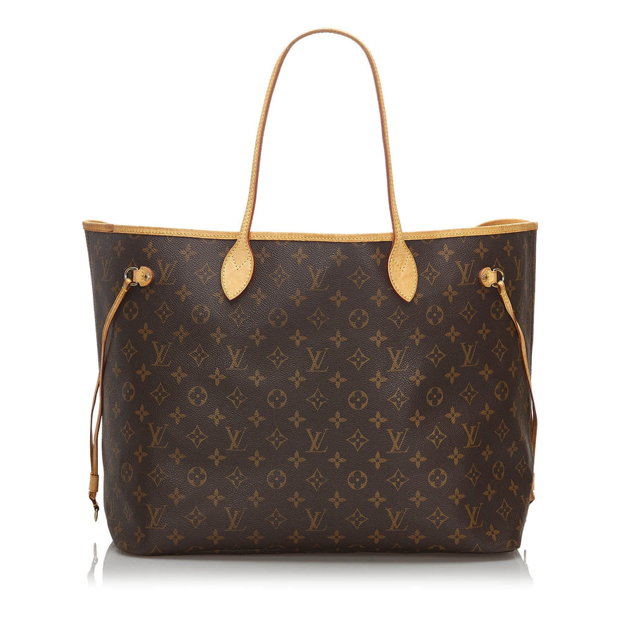 Pre-Loved Louis Vuitton Brown Monogram Canvas Neverfull GM France