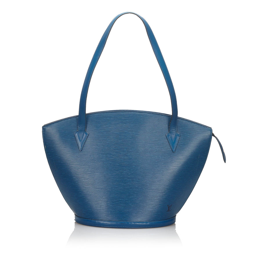 Pre-Loved Louis Vuitton Blue Epi Saint Jacques GM Long Strap France
