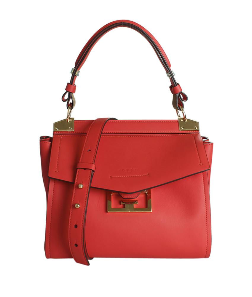 Givenchy Small Mystic Red Leather Shoulder Bag