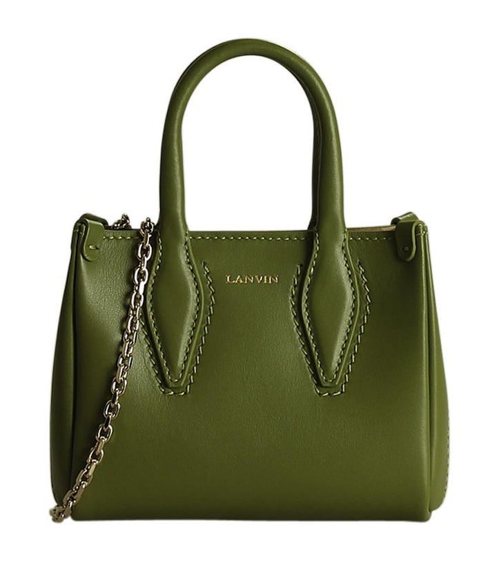 Lanvin Micro Journee Green Leather 2- Way Bag