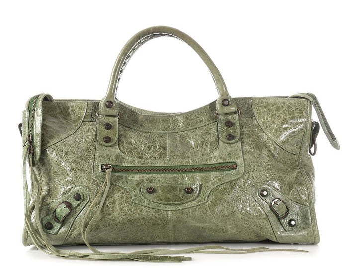 Balenciaga 2008 Thyme Agneau Classic Part Time