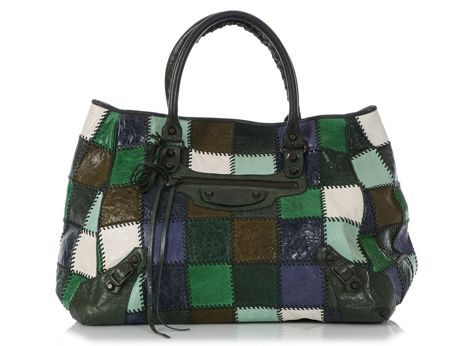 Balenciaga Multicolor Patchwork Sunday Tote