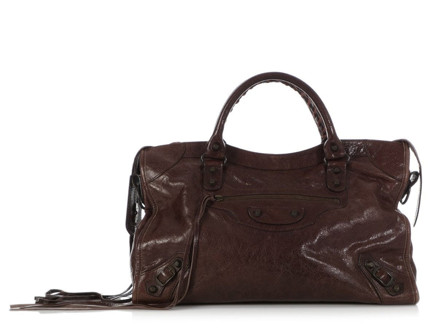 Balenciaga Brown Classic City