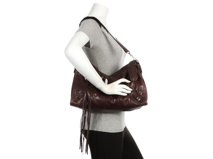 Balenciaga Brown Classic City