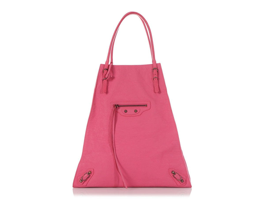 Balenciaga 2013 Pink Papier Basket Tote