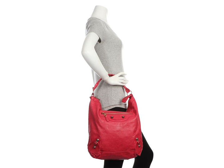 Balenciaga 2012 Rose Thulian Agneau Rose Gold Day