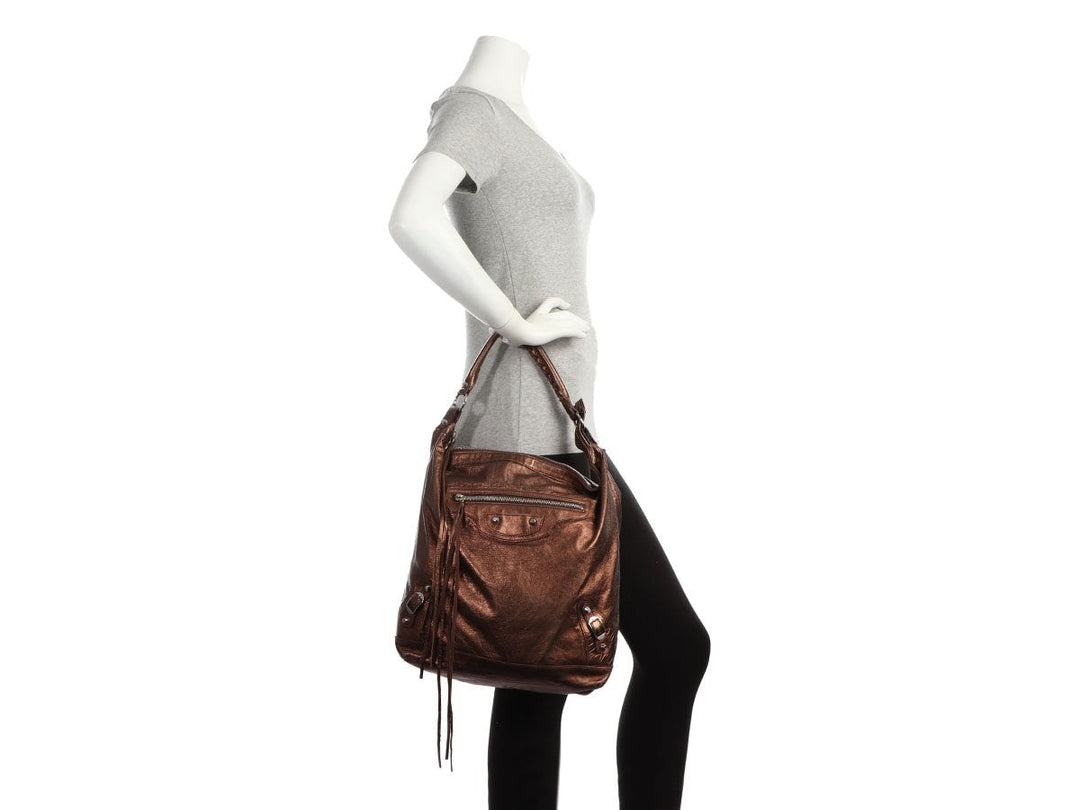 Balenciaga Bronze Classic Day