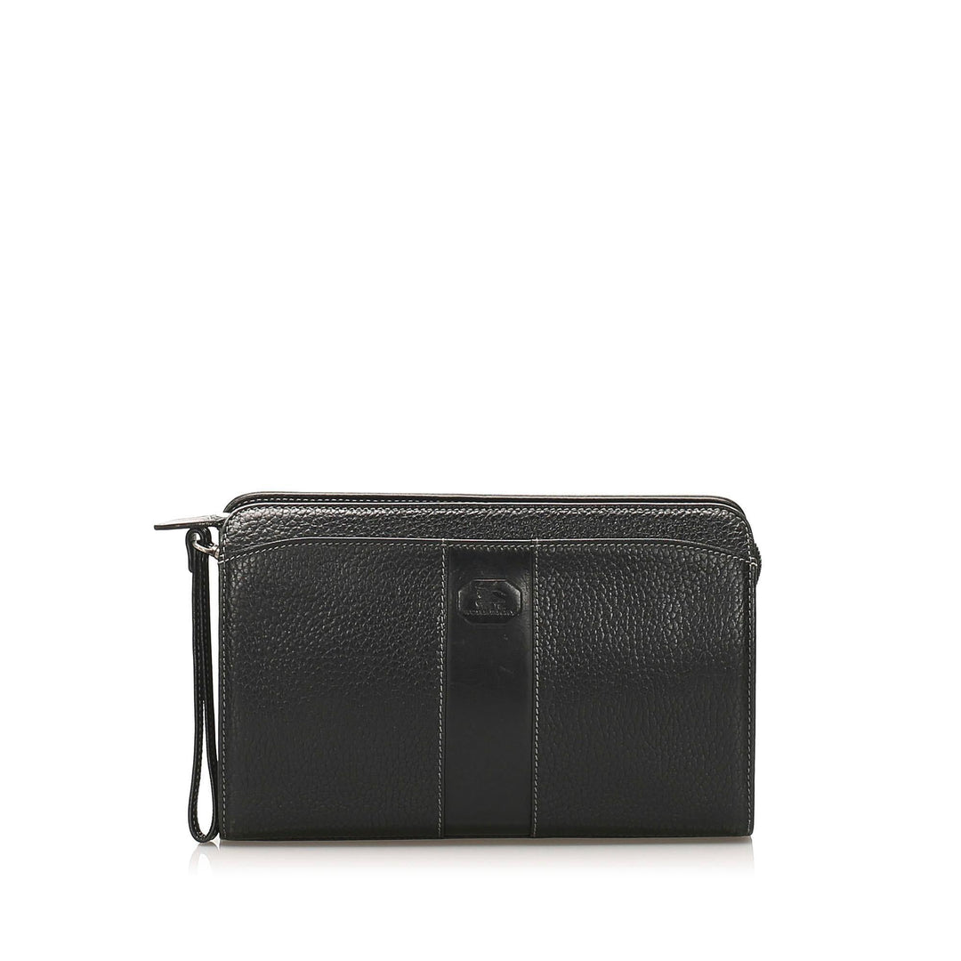 Burbe**y Leather Clutch Bag (SHG-12425)