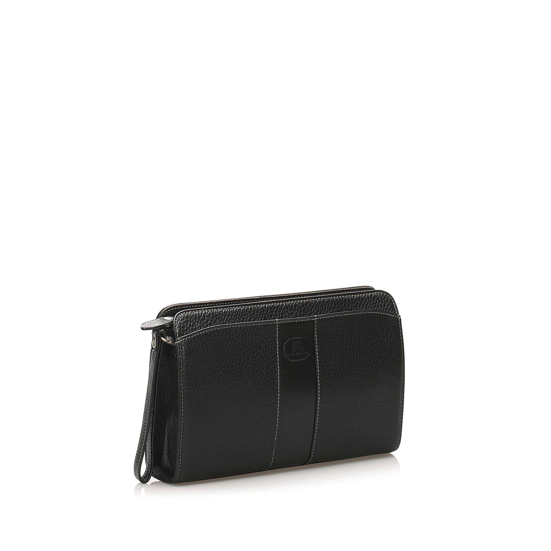Burbe**y Leather Clutch Bag (SHG-12425)