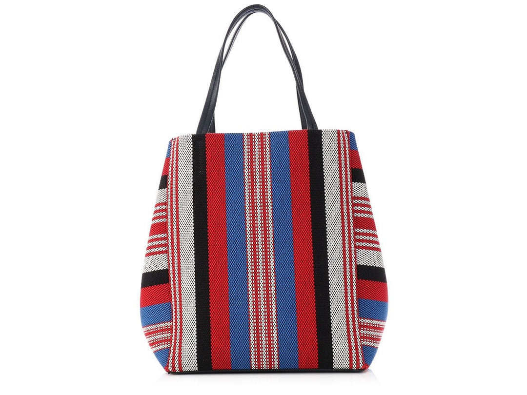 Céline Medium Woven Phantom Cabas