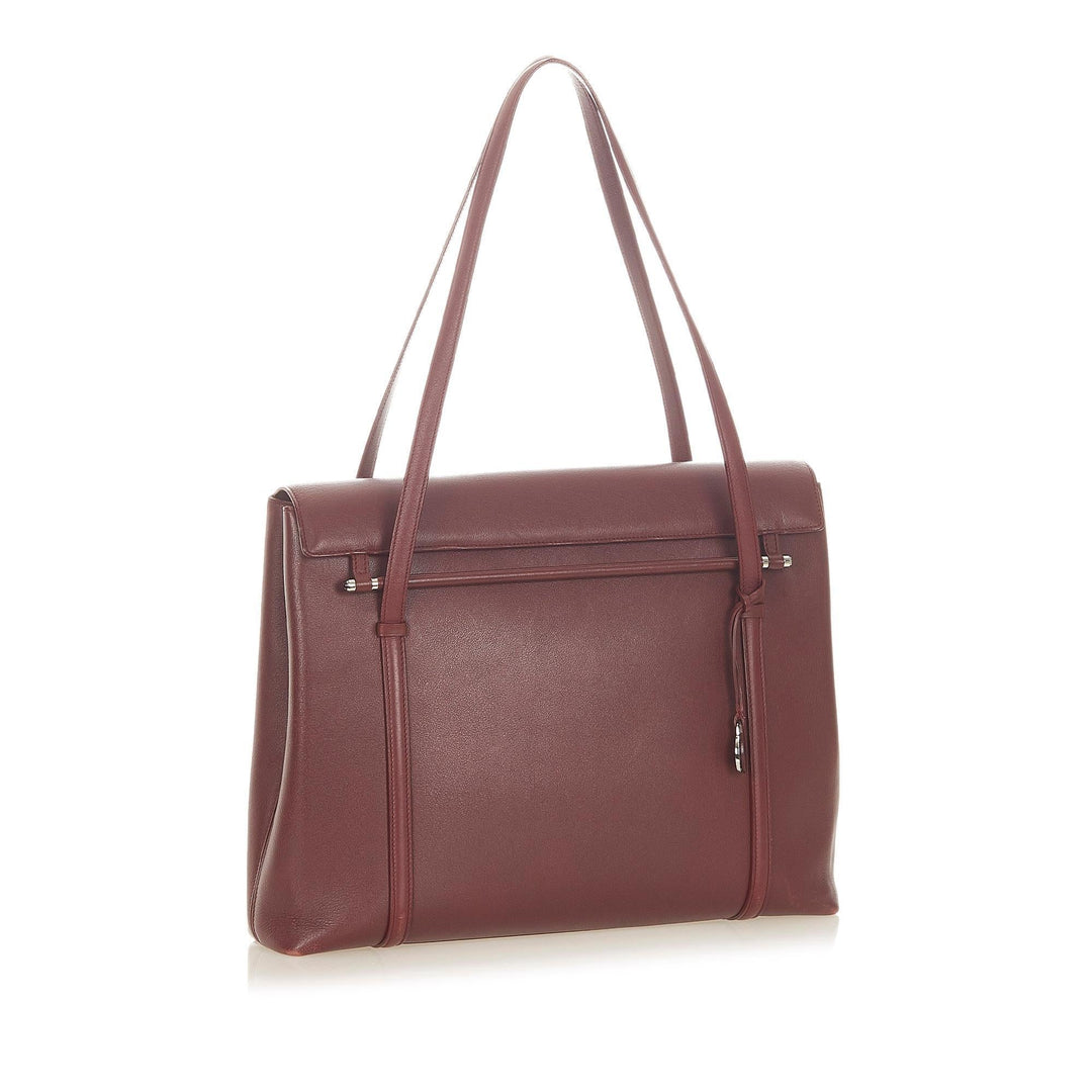Cartier Cabochon Leather Tote Bag (SHG-19440)