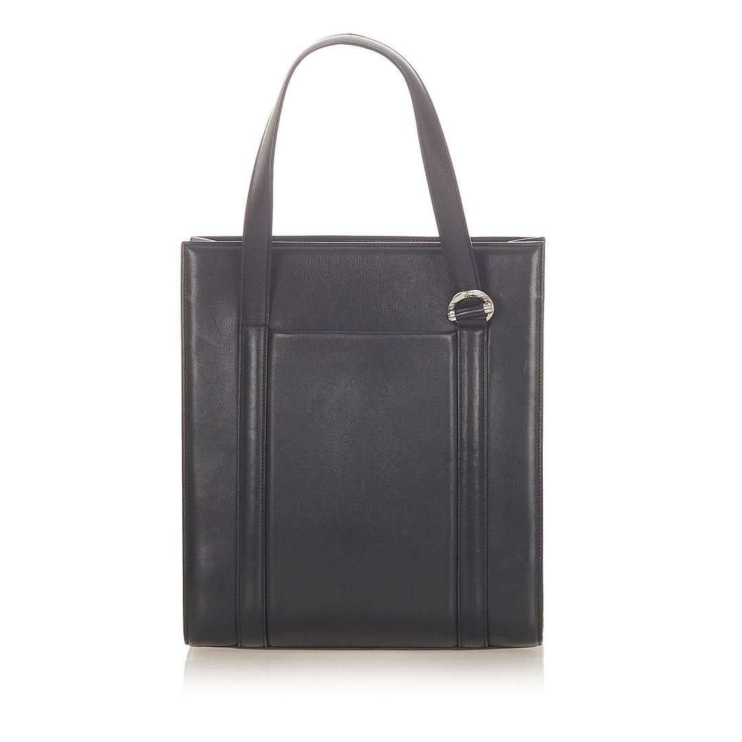 Cartier Leather Tote Bag (SHG-19845)