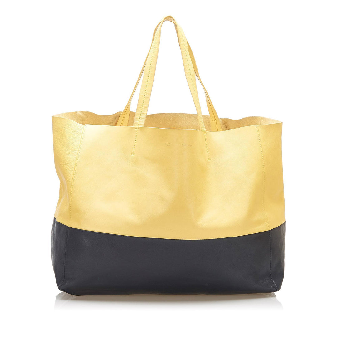 Celine Cabas Horizontal Leather Tote Bag (SHG-16623)