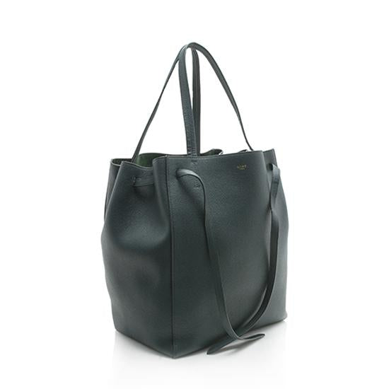 Celine Leather Cabas Phantom Medium Tote
