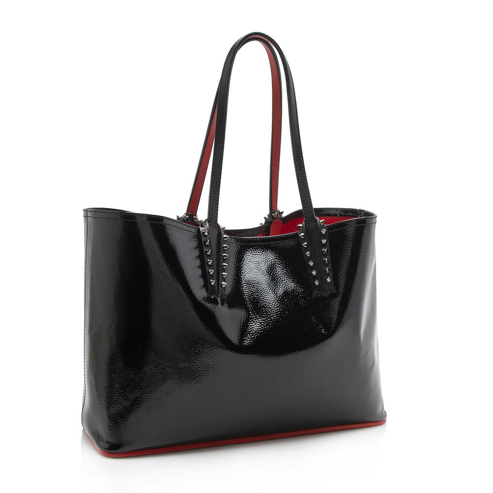Christian Louboutin Patent Leather Cabata Small Tote