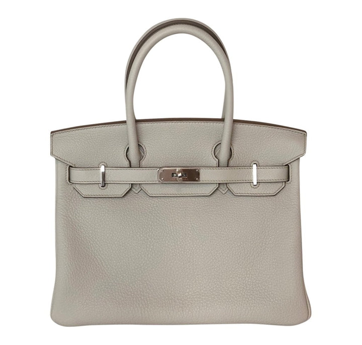 Hermès Birkin 30 Gris Perle Togo PHW