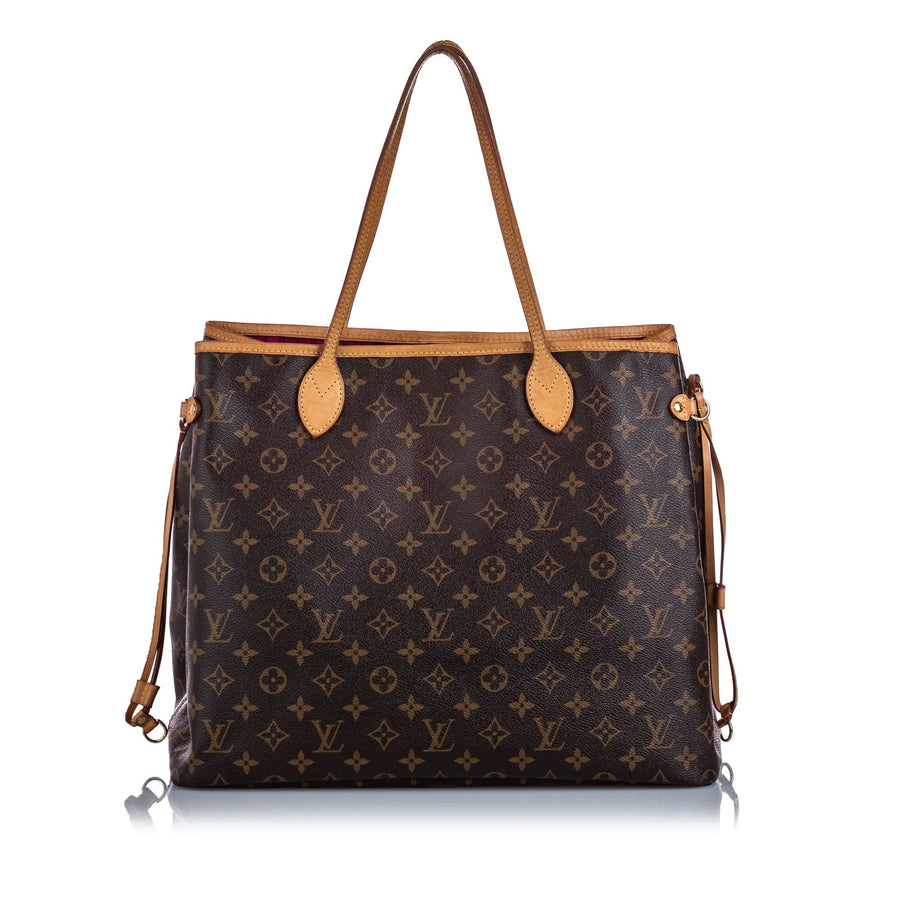 Pre-Loved Louis Vuitton Brown Monogram Canvas Neverfull GM France