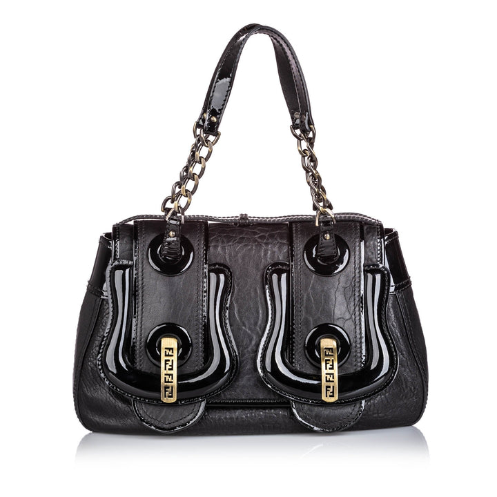 Pre-Loved Fendi Black Others Leather B Bis Shoulder Bag ITALY
