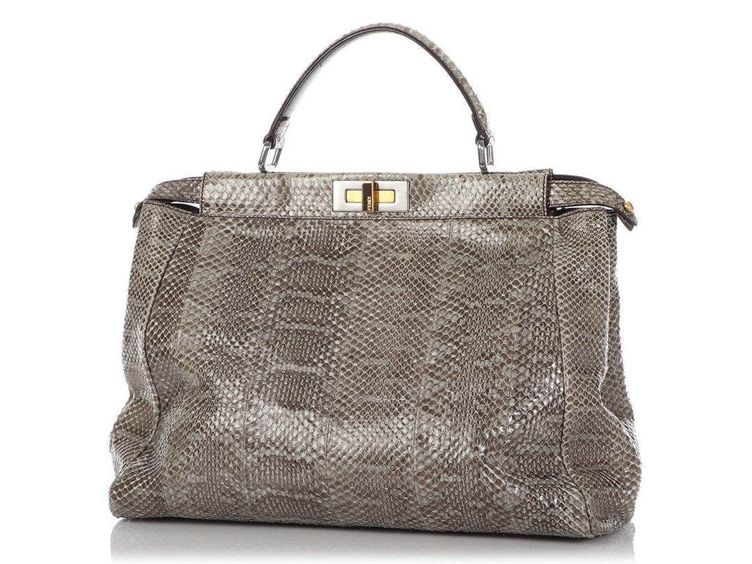 Fendi Large Python Peekaboo
