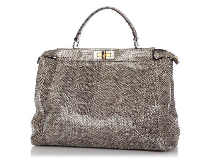 Fendi Large Python Peekaboo