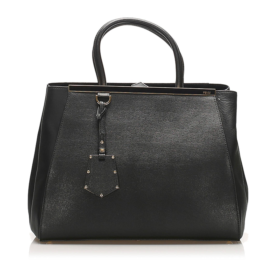Fendi 2Jours Leather Satchel (SHG-13594)