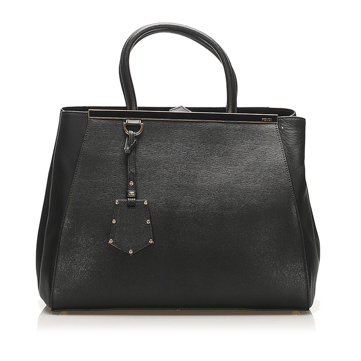 Fendi 2Jours Leather Satchel (SHG-13594)