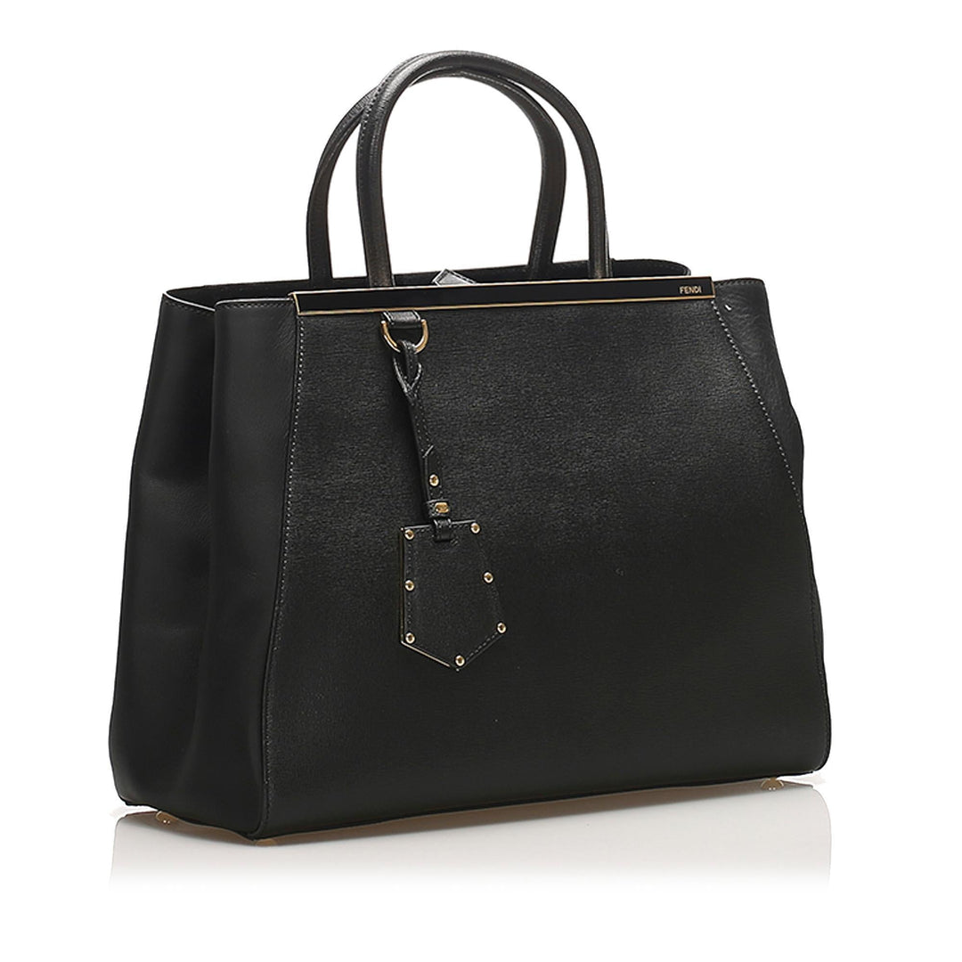 Fendi 2Jours Leather Satchel (SHG-13594)