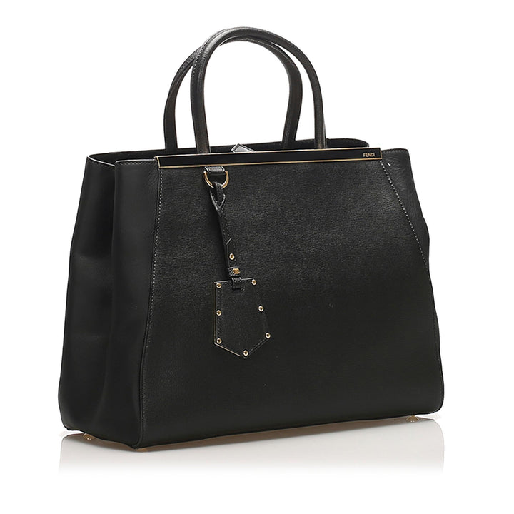 Fendi 2Jours Leather Satchel (SHG-13594)